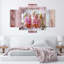 Pink Orchid Flower - Wrapped Canvas Print-425497744
