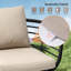 Chaise de salle à manger d'extérieur avec coussin Sunbrella (ensemble de 2)-568498416