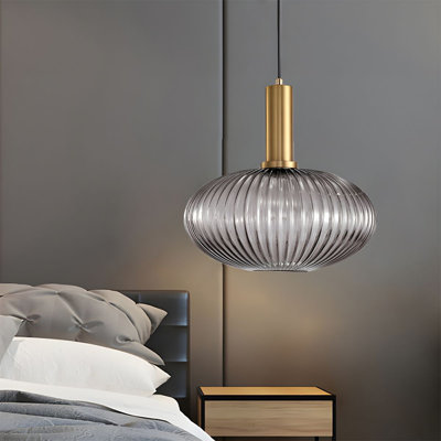 Luminaire suspendu en laiton 1 lumière Salicia