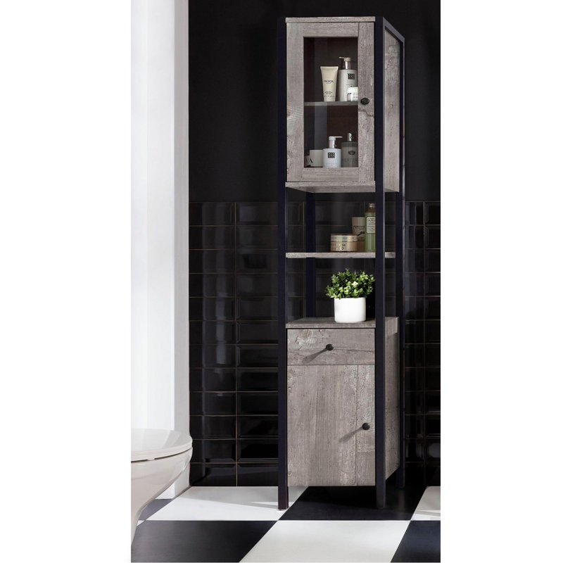 Killingworth Linen Cabinet, Concrete