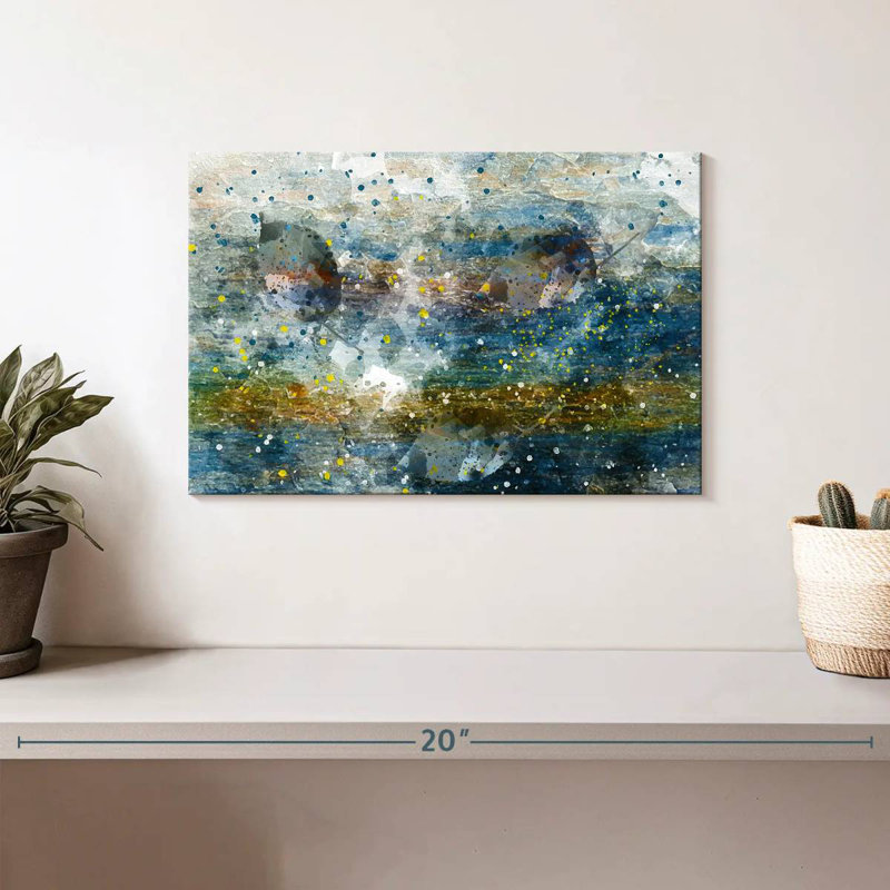 Avery Sea Depth Abstract, 8" H x 12" W