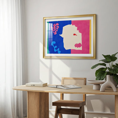 Madame de Pompadour-Henri Matisse-Framed Print with Mat and glass-1951
