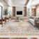 Medallion Non Slip Washable Rug(Orange)
