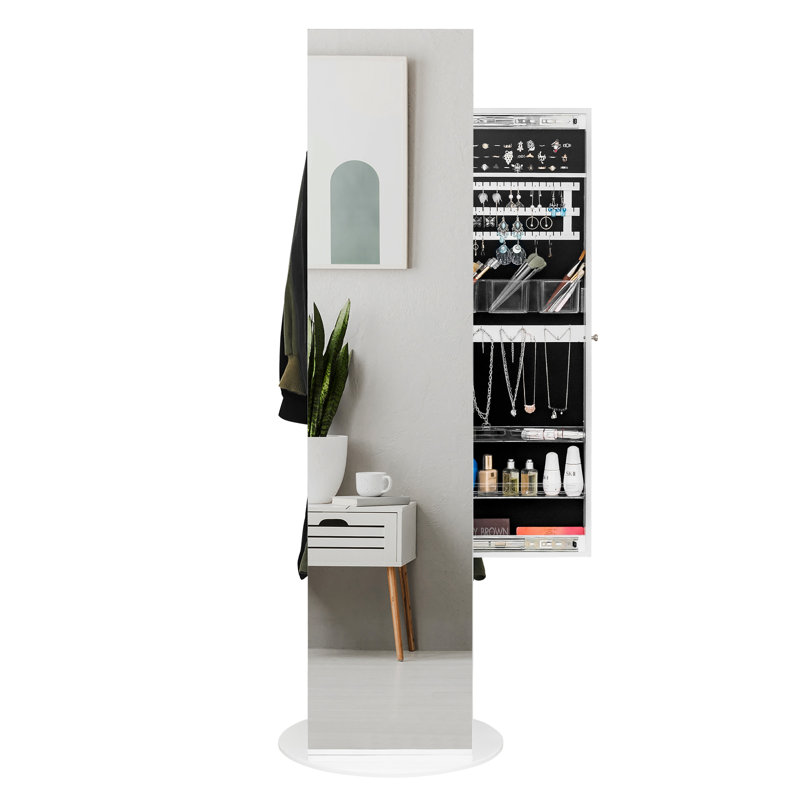 Armoire à bijoux avec miroir Arlynne