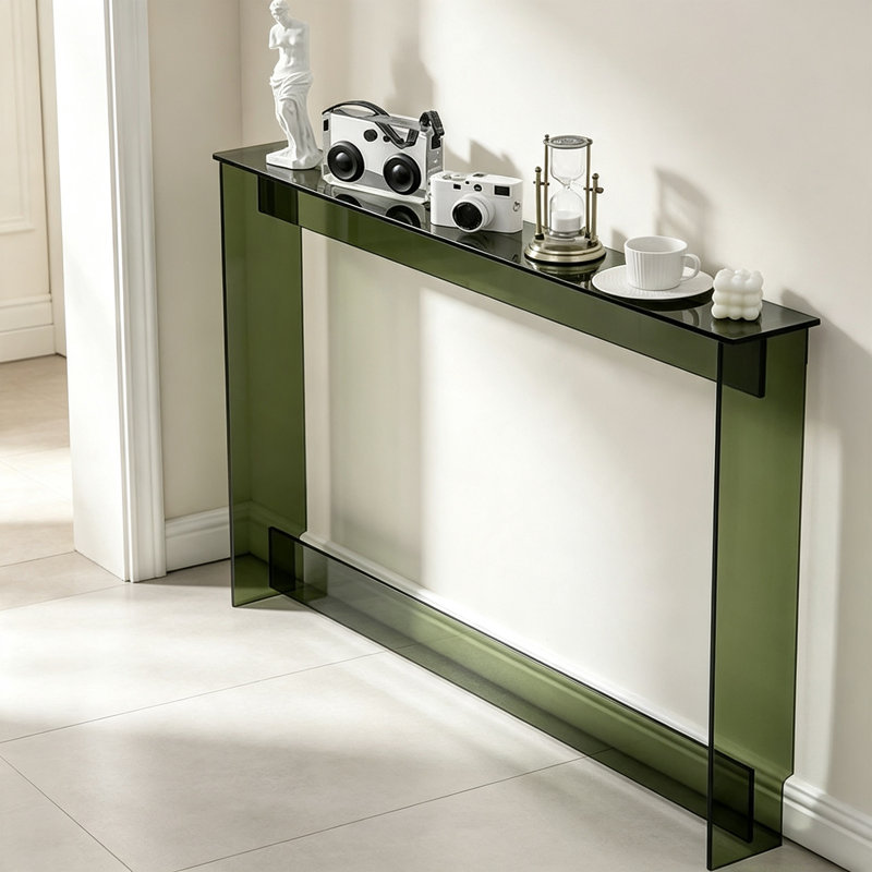 One Piece Acrylic Console Table