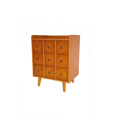 3-Drawer End Table with Top Charging Station
