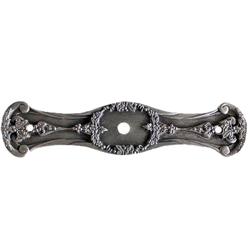 Tuscan Metal Knob Backplate, Antique Pewter