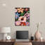 Art de fleurs maximales colorées sur toile Sunshine-104334899-104334895