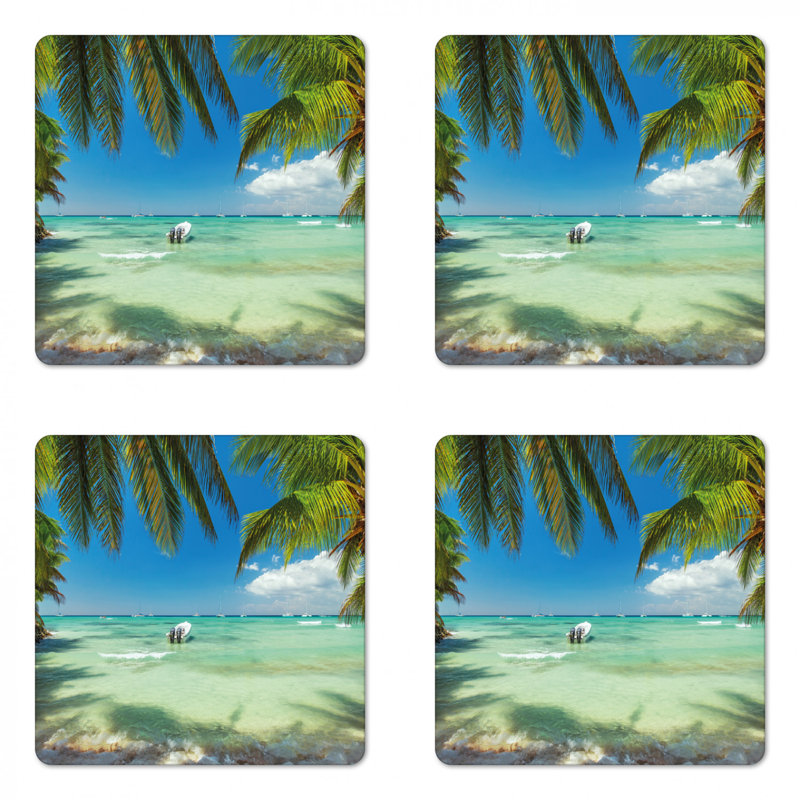 Square 4 Piece Coaster Set