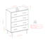Commode à 4 tiroirs 30 po Cambi-273357118