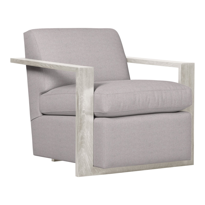 Thom Filicia Home 32" Wide Upholstered Armchair, Casa Blanca, Nadia Linen