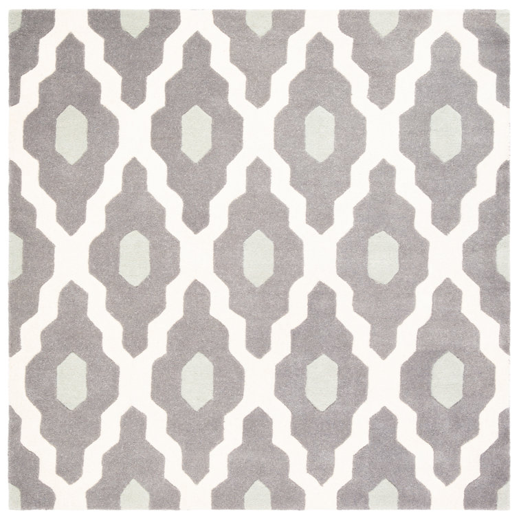 Carolene Hand Tufted Wool Geometric Rug