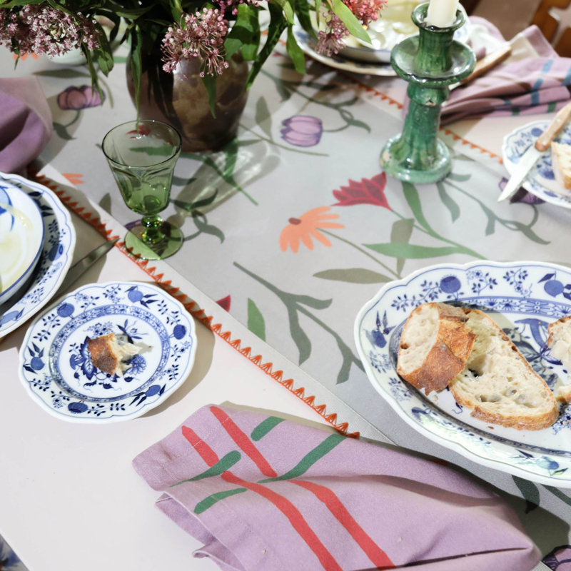 Table Runner Picnic on the Meadow, 12" x 78" Runner