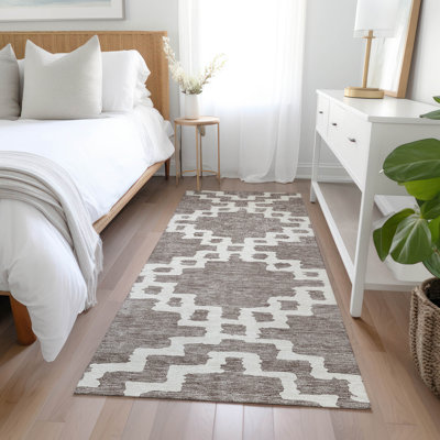 Maliana Washable Geometric Indoor / Outdoor Rug