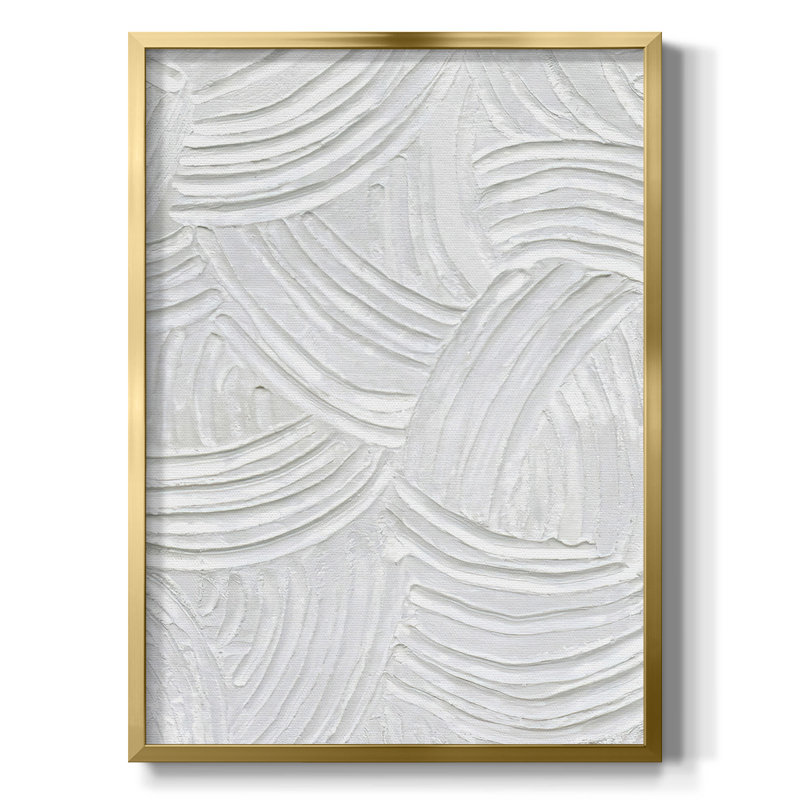 Charbon Remnants II, Toile avec cadre doré, Pas de tapis