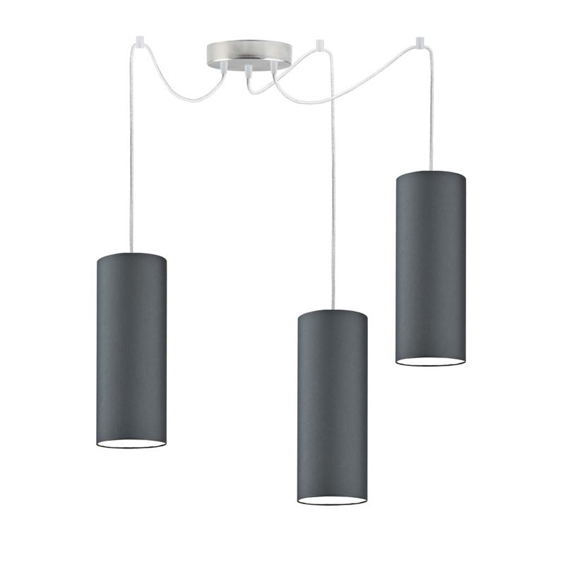 Jeannicole 3 - Light Pendant, Graphite, Silver