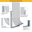 Porte pour animaux de compagnie en aluminium l 16,9 po x H 25,9 po