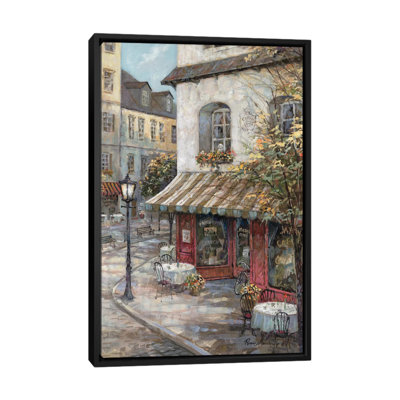 «My Favorite Café» par Ruane Manning - Impression sur toile tendue sur châssis