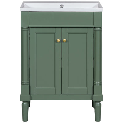 24'' Bathroom Vanity With Top Sink