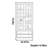 American style classic home bookcase