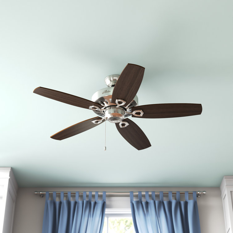 52" Builder Elite 5 - Blade Standard Ceiling Fan with Pull Chain