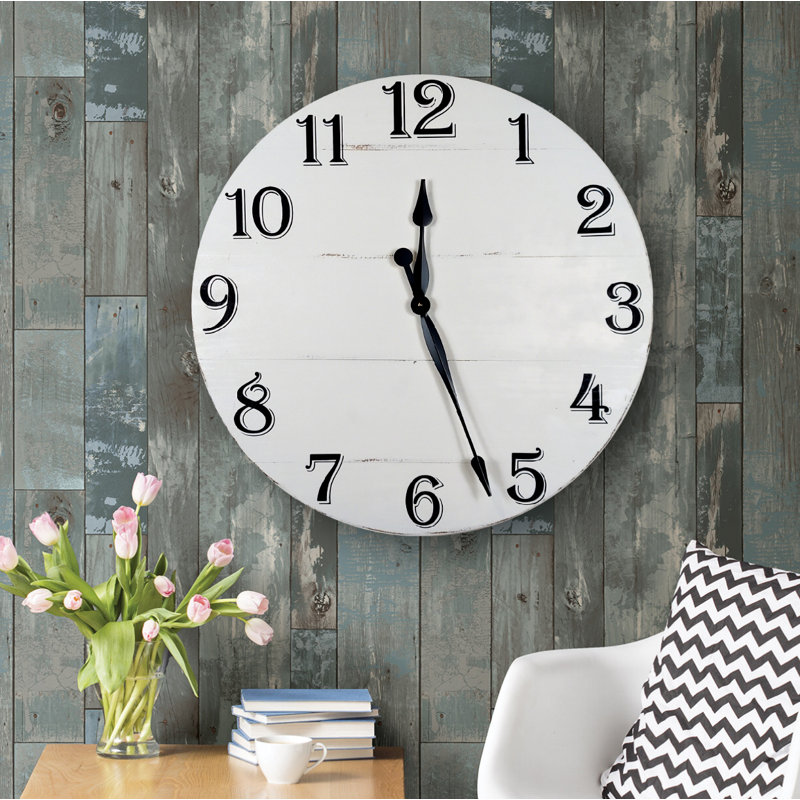 Abdoullah Wood Wall Clock, Medium