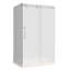 Cabine de douche rectangulaire coulissante sans cadre avec base incluse l 48 po x P 35 po x H 77,5 po Langham-18009243-18009245