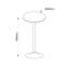 Ickes Round Metal Base Dining Table-1744037178