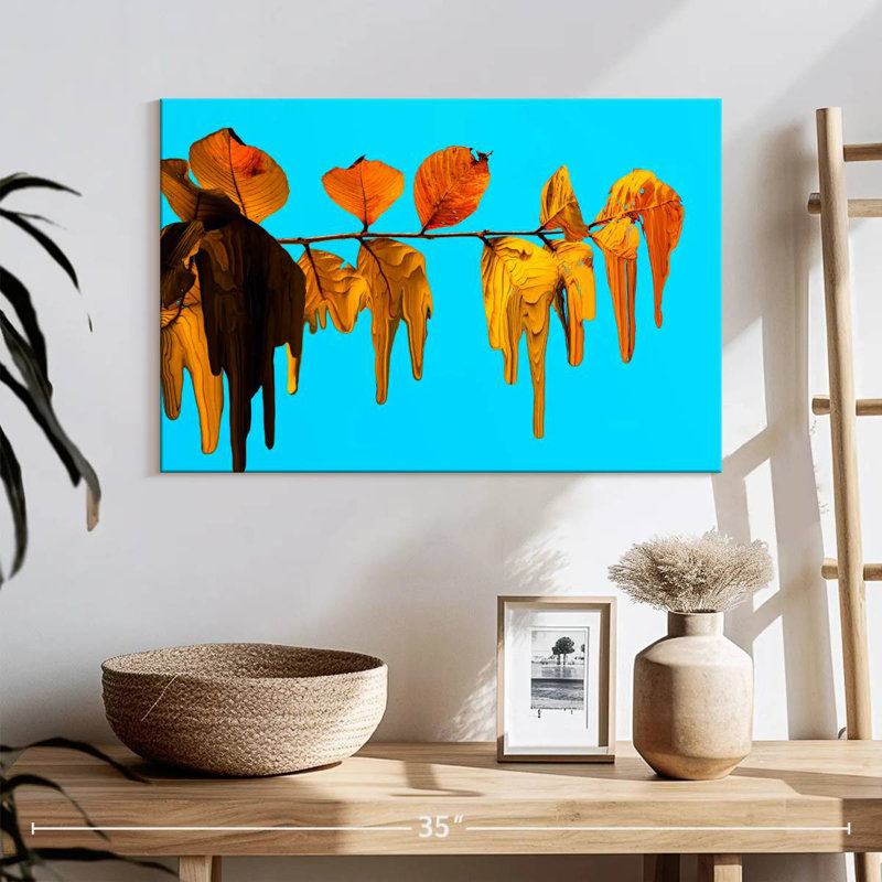 Harnek Melting Autumn Leaves, 16" H x 24" W