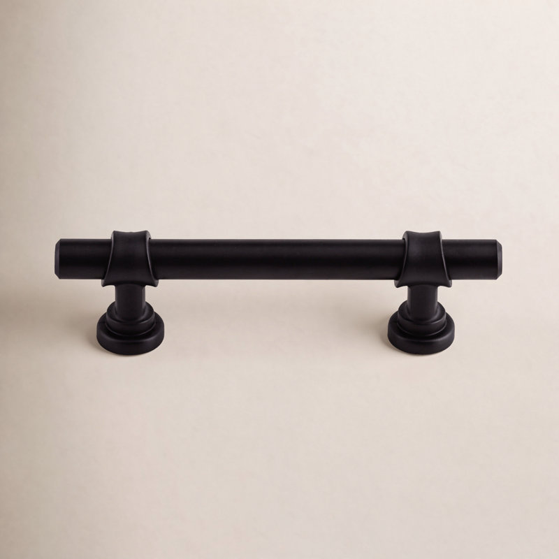 Bit 3" Center to Center Bar Pull, Flat Black, 3" Center to Center
