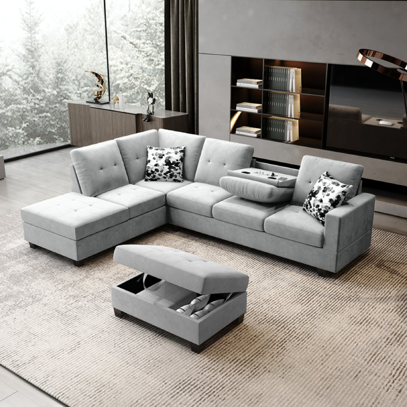 Canapé modulaire 3 pièces Kwasi