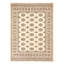 One-of-a-kind Hand-knotted Peshawar Bokhara Beige 4'8" x 6'4" Wool Rug