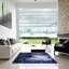 Tapis abstrait bleu-2073408030