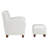 Genest Faux Leather Club Chair with Ottoman-488271520
