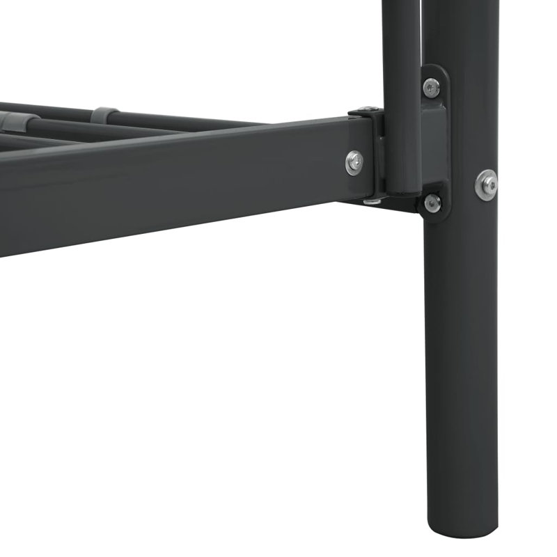 Mentone Metal Bed, Black