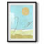 Paysage vert et doré II - impression encadrée-1570145540-1570145541