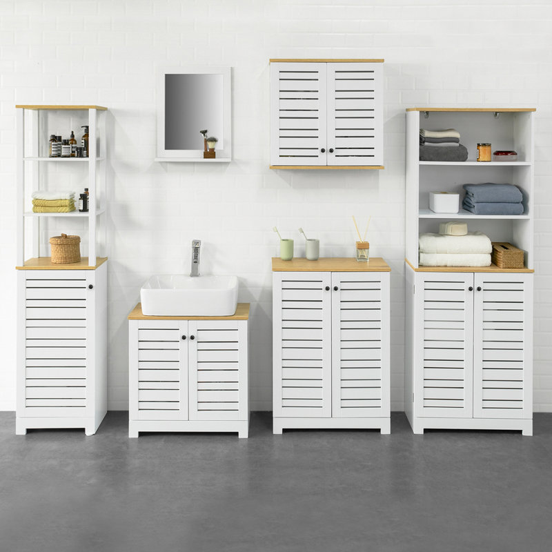 Gustina Freestanding Linen Cabinet