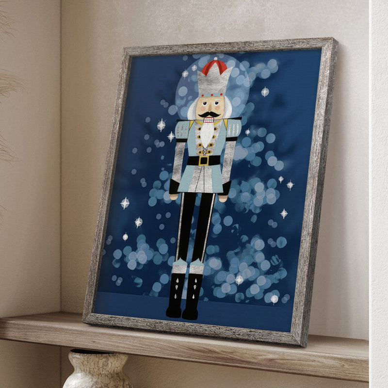 «Disco Nutcracker II», reproduction encadrée - bois massif, H 15 po x l 12 po