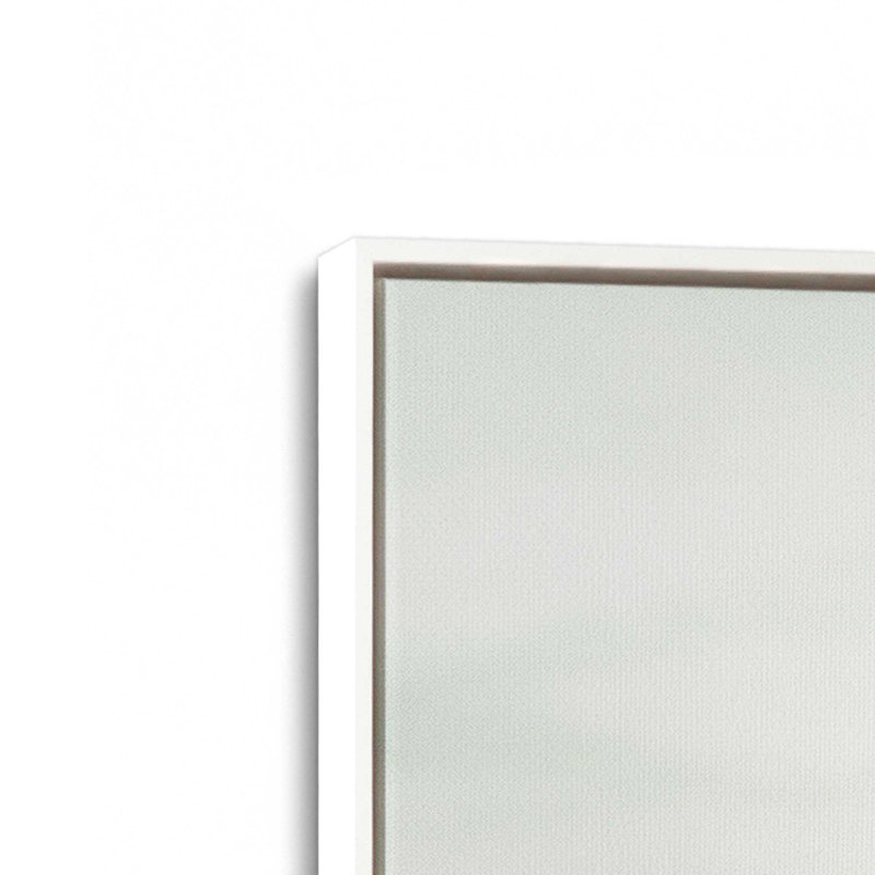 Impression sur toile Brooklyn Glow, Cadre flottant blanc opaque, 12 po x 18 po