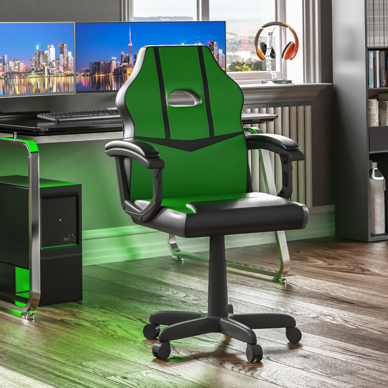 Muskoka Gaming Chair, Office Computer Chair Adjustable, UKFR Certified, Green