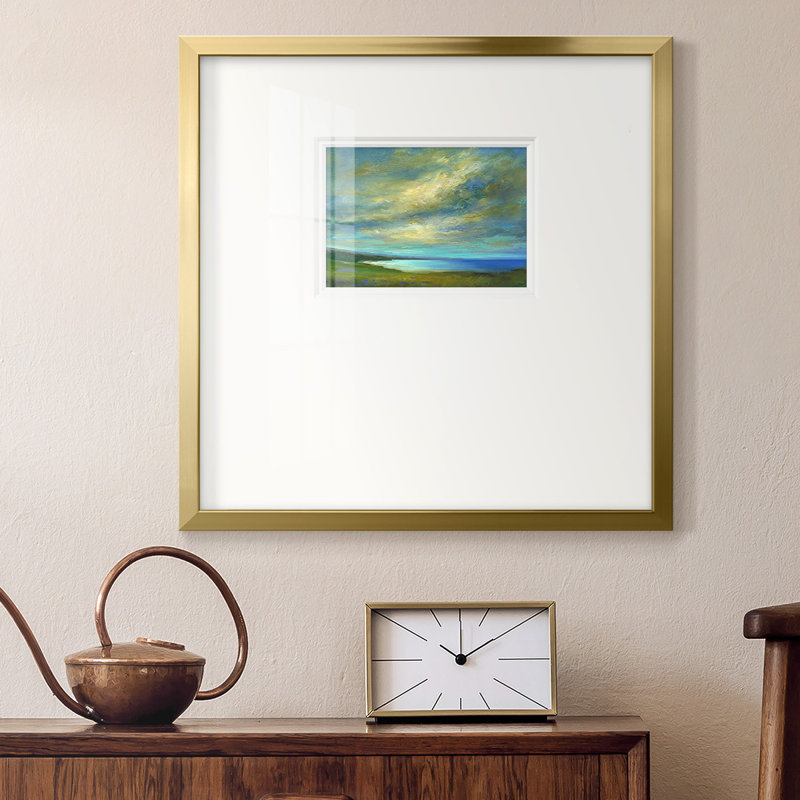 Gyeong Coastal Views I - impression d'un seul cadre photo, H 21 po x l 21 po x P 1,25 po