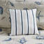 Édredon grand bleu - 100% coton 200tc avec imprimé et motif de revers foncé