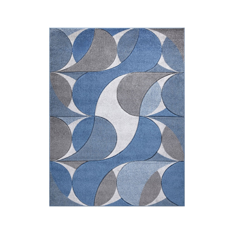 Astrit Abstract Area Rug, Rectangle 120 x 170cm