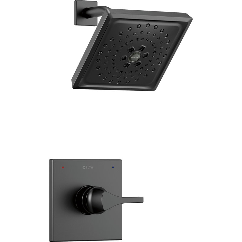 Zura Shower Faucet with H2Okinetic Technology, Matte Black