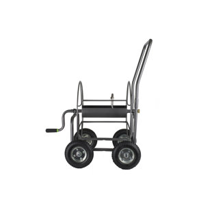 Yard Butler Four Wheel Steel Hose Reel Cart - 400