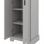 Armoire de rangement / Armoires-garde-manger, grande bibliothèque en bois avec deux portes et tablettes réglables-762726865