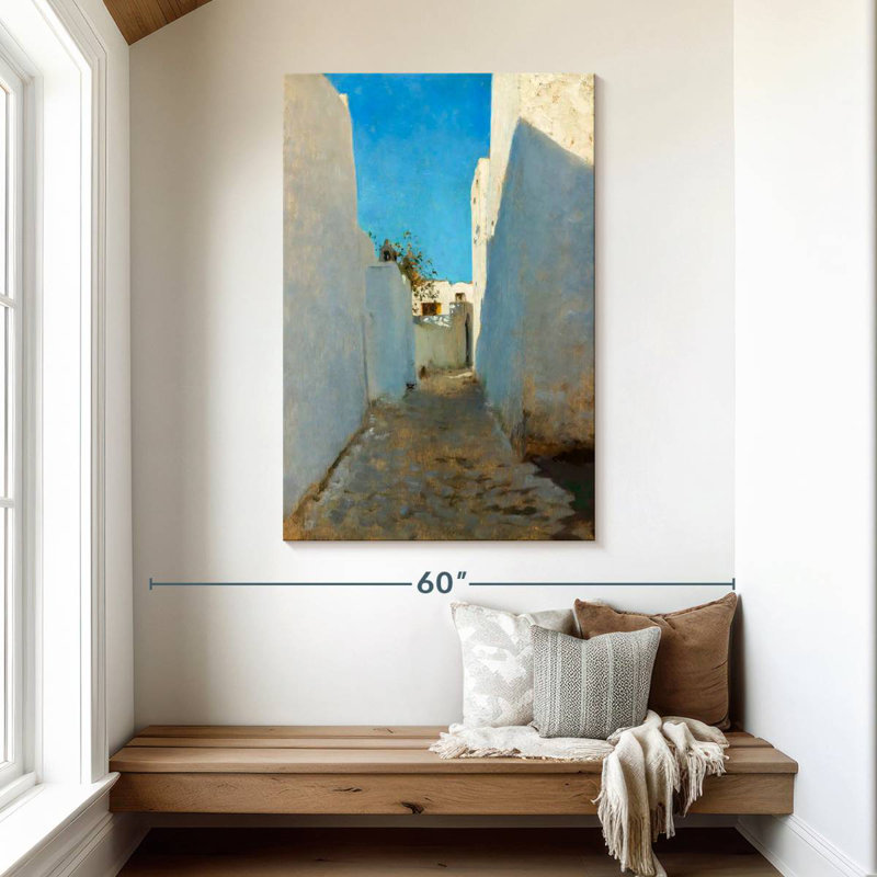 Scène de rue marocaine, Sireci 1879-1880, H 48 po x l 32 po