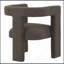 Chaise d'appoint rembourrée 1pc Contemporary Boucle-1087333208