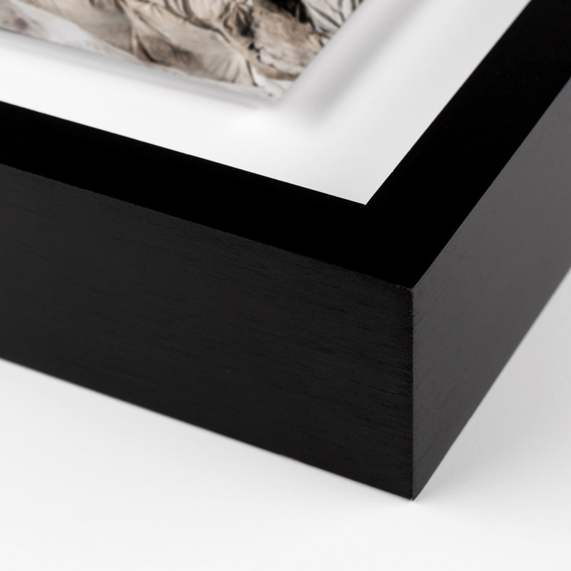 Behind The Cold Veil II Print by Michael Schauer, Black, 29" H x 40" W x 2.5" D
