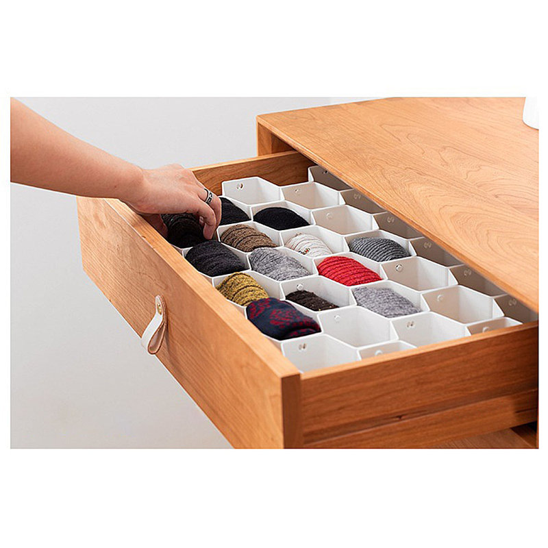 Asymmetrical Design Drawer Storage Cabinet